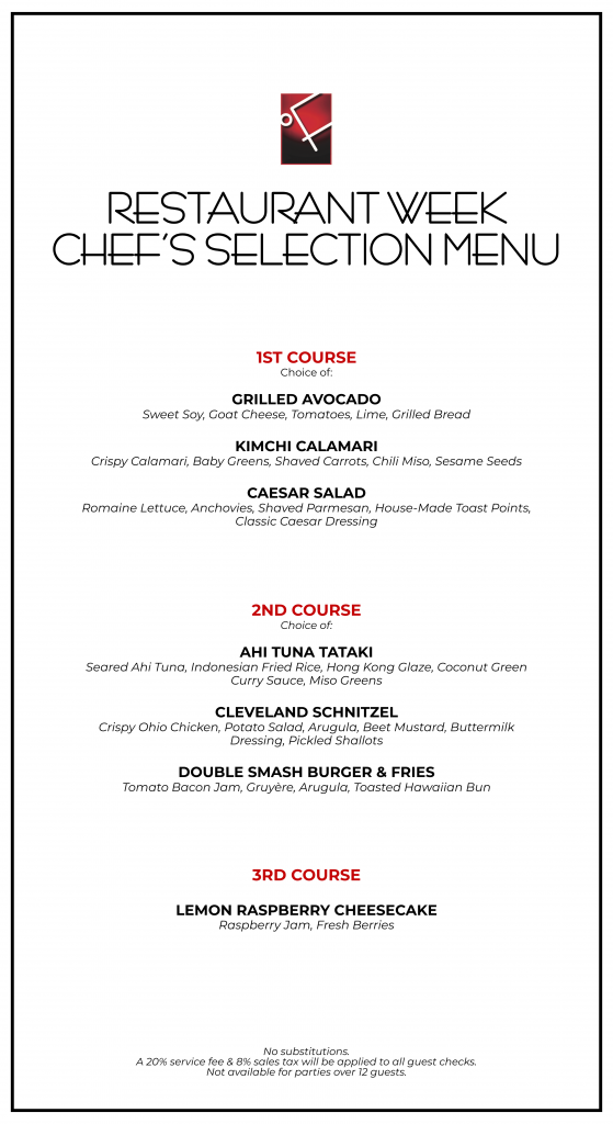 Plated Menus 2 per page 6 x 11 in